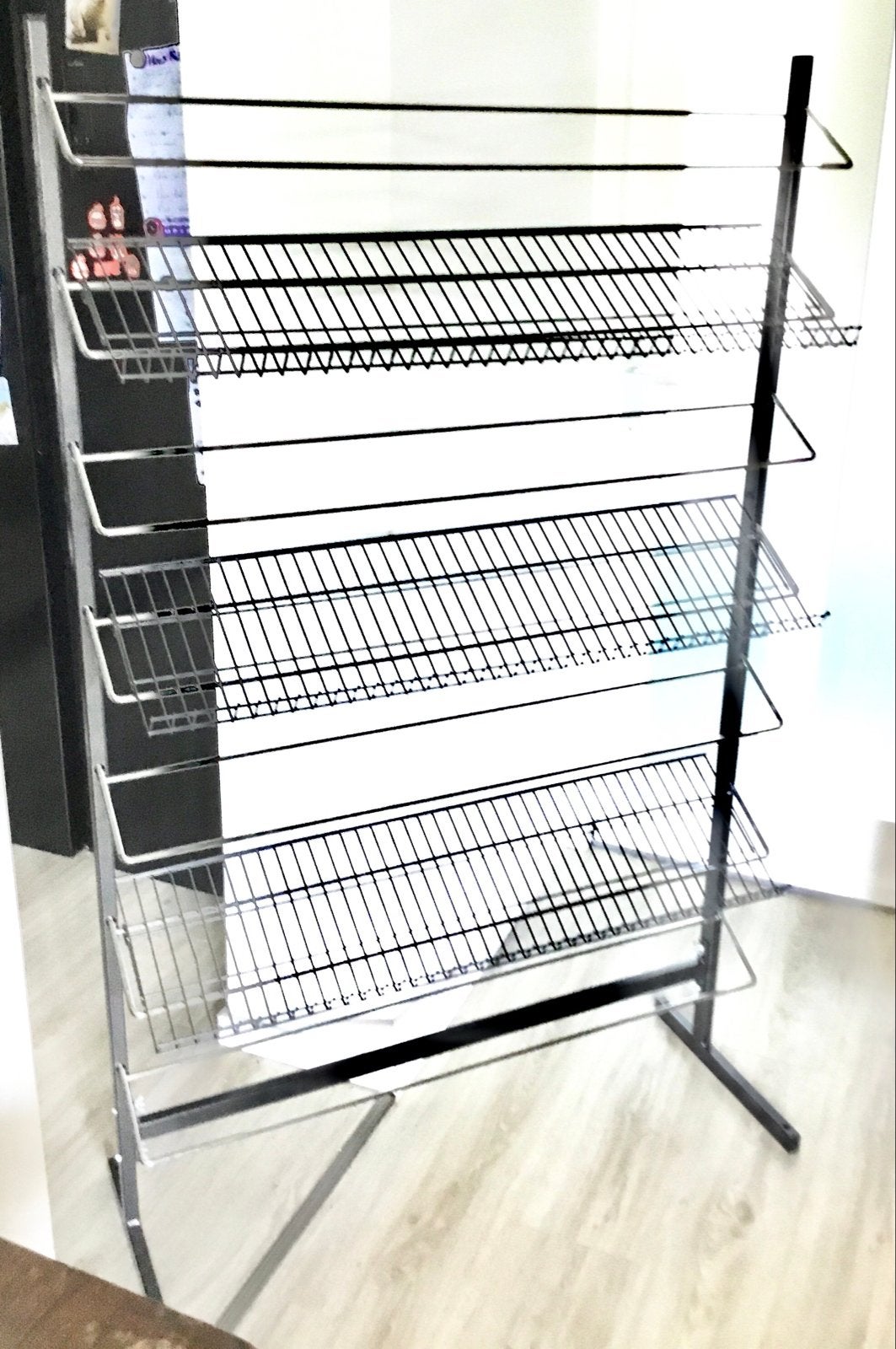 STEVIG METALEN SCHOENENREK - 7 LAGEN (3 PLAT, 4 HAK), Ophalen, Gebruikt