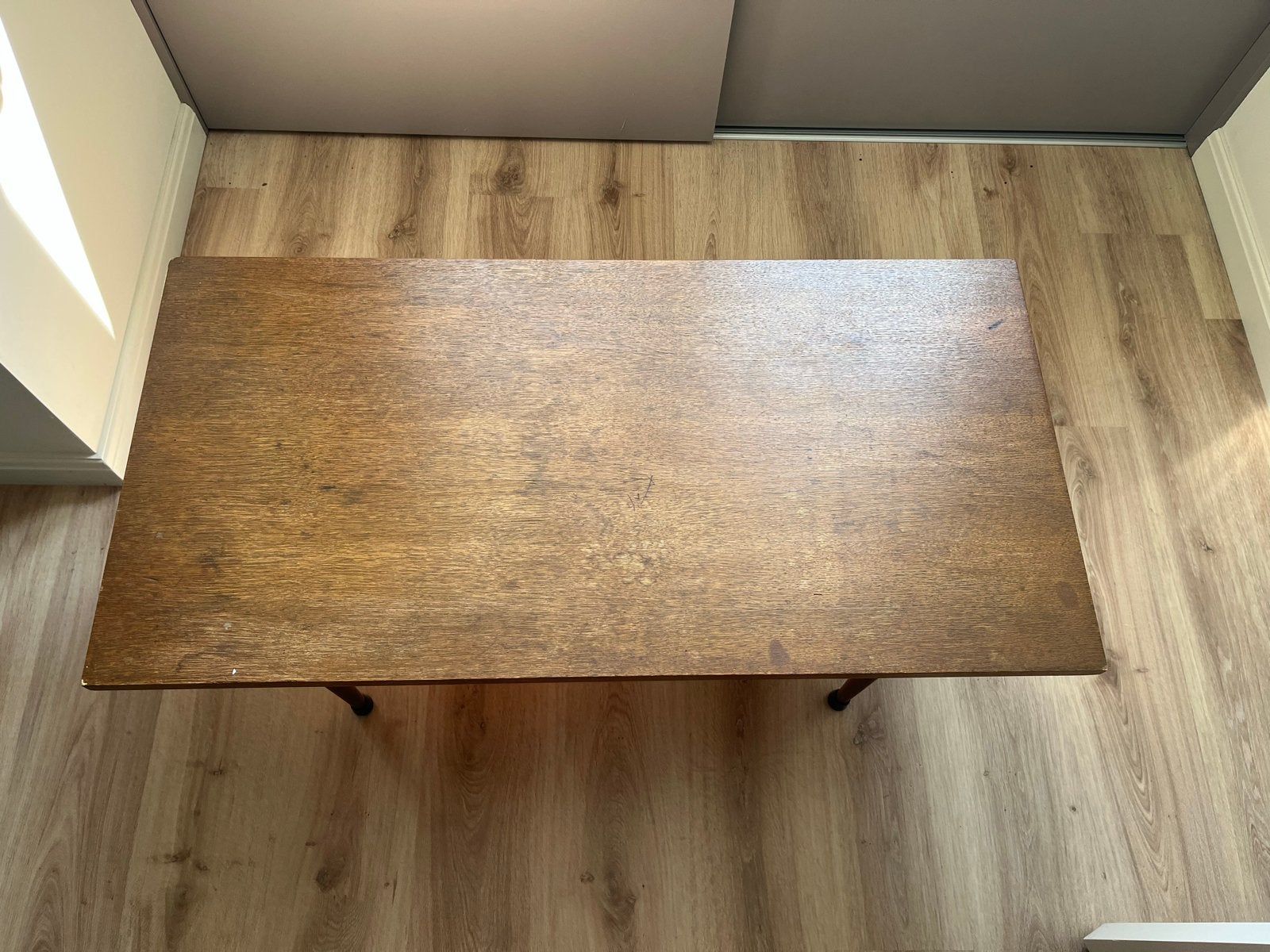 Houten salontafel met extra plank - 100x50x49 cm, Ophalen, Gebruikt, 100 tot 150 cm, 50 tot 100 cm