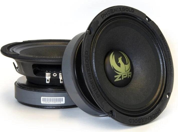 Phoenix Gold ZPR654 Premium Pro Midrange Audio Speakers 6.5