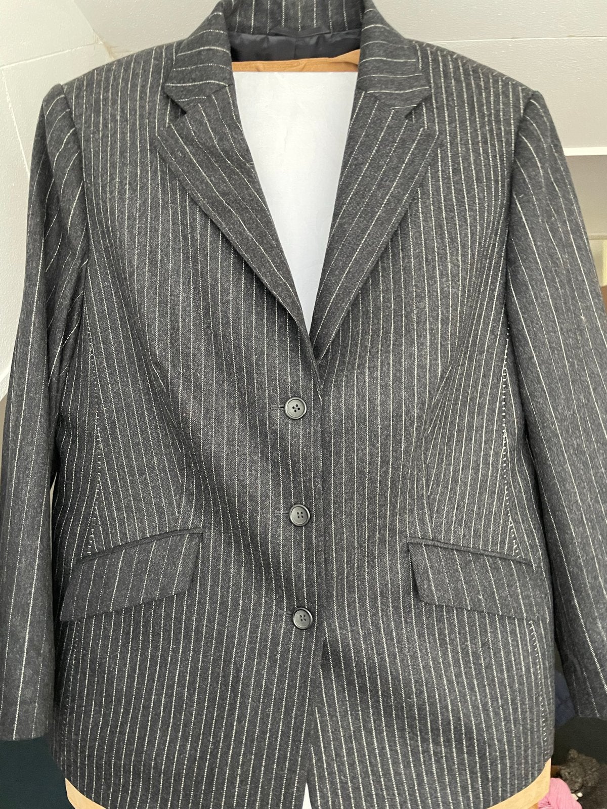 Gerry Weber gestreept jasje - Maat 42/44 (L), Kleding | Dames, Jasjes, Kostuums en Pakken, Maat 42/44 (L), Ophalen of Verzenden