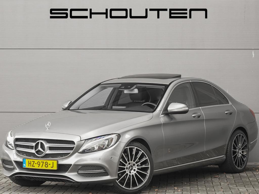 Mercedes-Benz C-Klasse 180 Avantgarde Schuifdak PDC Stoelver, Automaat, 12 maanden, Leder en Stof, 1595 cc