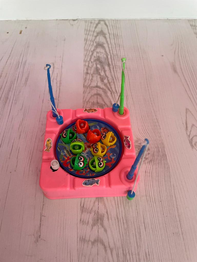 Vrolijk Visspel voor Kinderen - Roze, Ophalen of Verzenden, Gebruikt, Jongen of Meisje