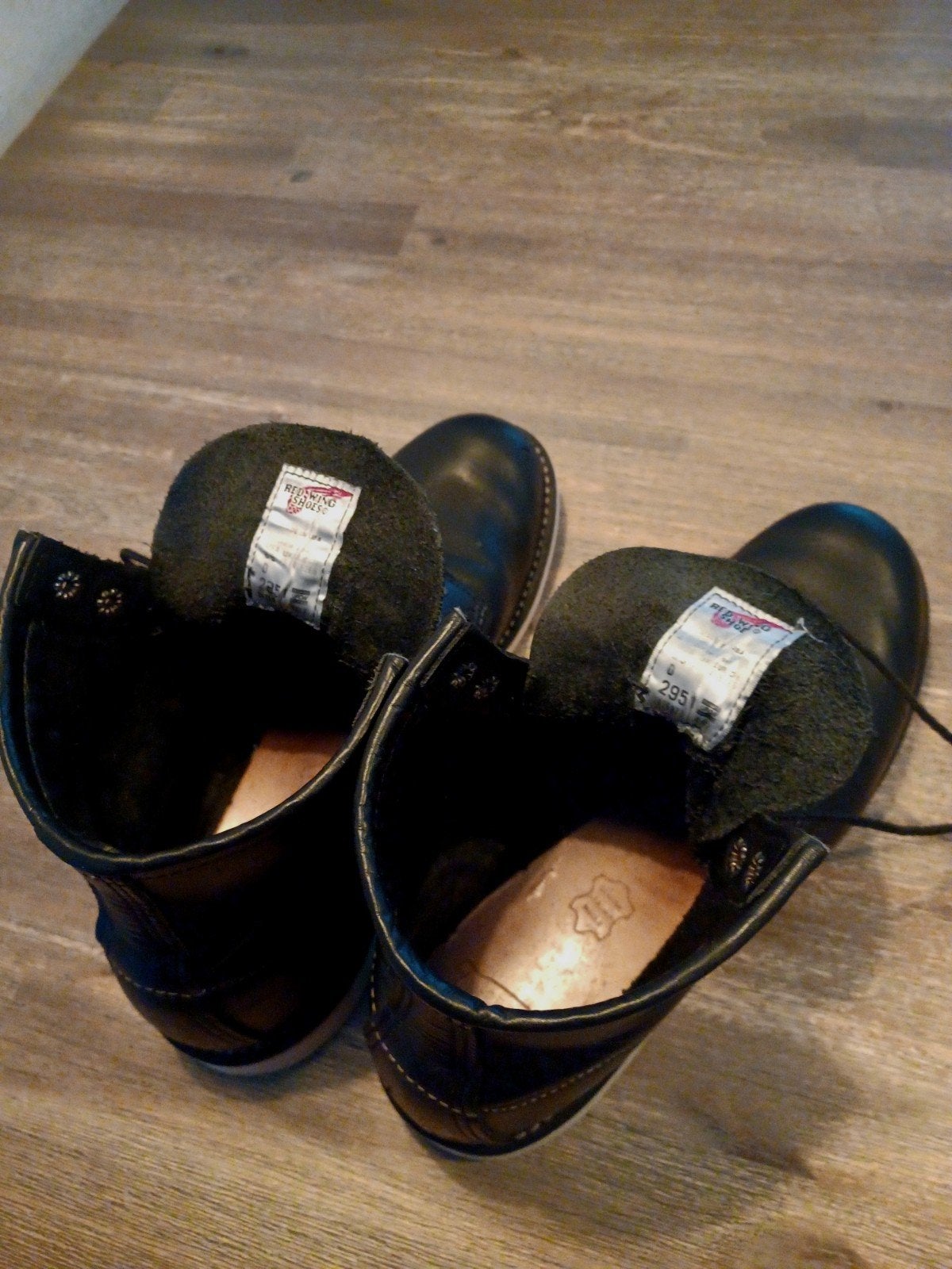 Red Wing Shoes Zwarte Leren Boots - Maat 42, Kleding | Heren, Schoenen, Ophalen of Verzenden, Gedragen, Bruin, Boots