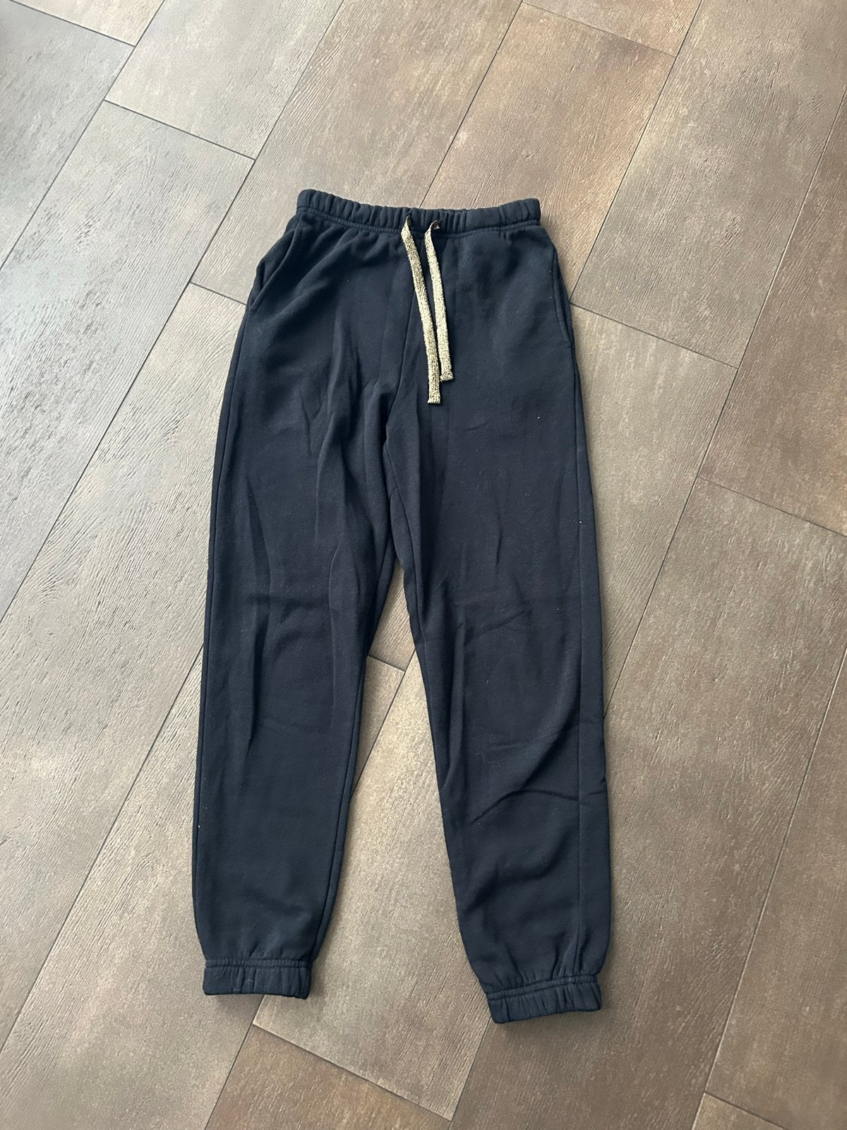 Zwarte Joggingbroek met Goudkleurig Koord - Maat XS, Zwart, Ophalen of Verzenden, Zo goed als nieuw, Maat 34 (XS) of kleiner