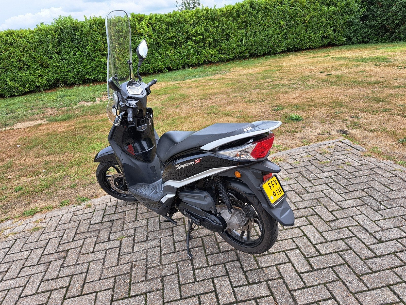 Sym Symphony ST 50cc  2021 Scooter - Zwart, Zo goed als nieu, Fietsen en Brommers, Scooters | SYM, Ophalen, Overige modellen, Maximaal 45 km/u