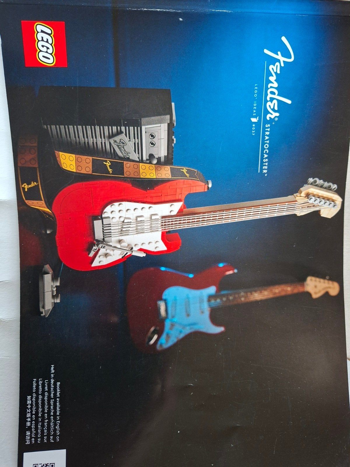 Lego 21329 Fender gitaar + versterker, Ophalen of Verzenden, Zo goed als nieuw