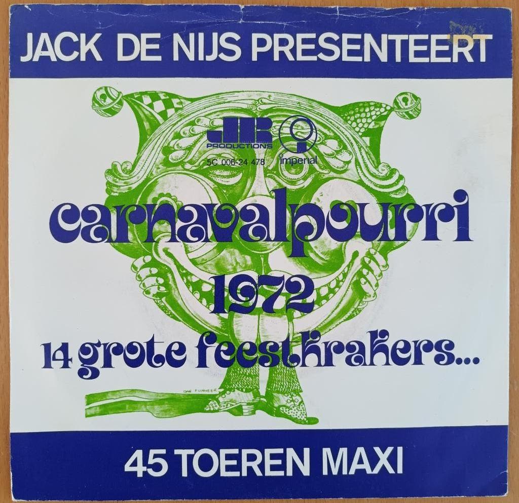 Jack De Nijs - Carnavalpourri  (Imperial 006 24 478), Cd's en Dvd's, Vinyl | Nederlandstalig, 7 inch, Ophalen of Verzenden, Levenslied of Smartlap