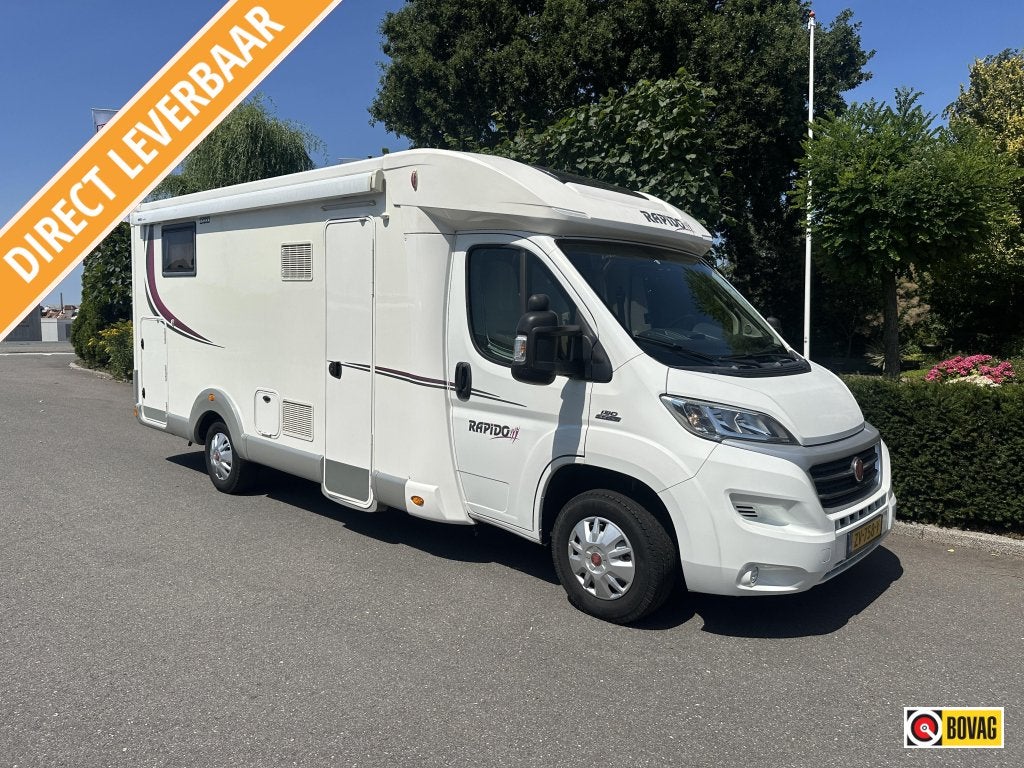 Rapido F 680 Zeer compleet 23dKM, Caravans en Kamperen, Campers, Ringverwarming, Fiat, Tot en met 2, 6 tot 7 meter