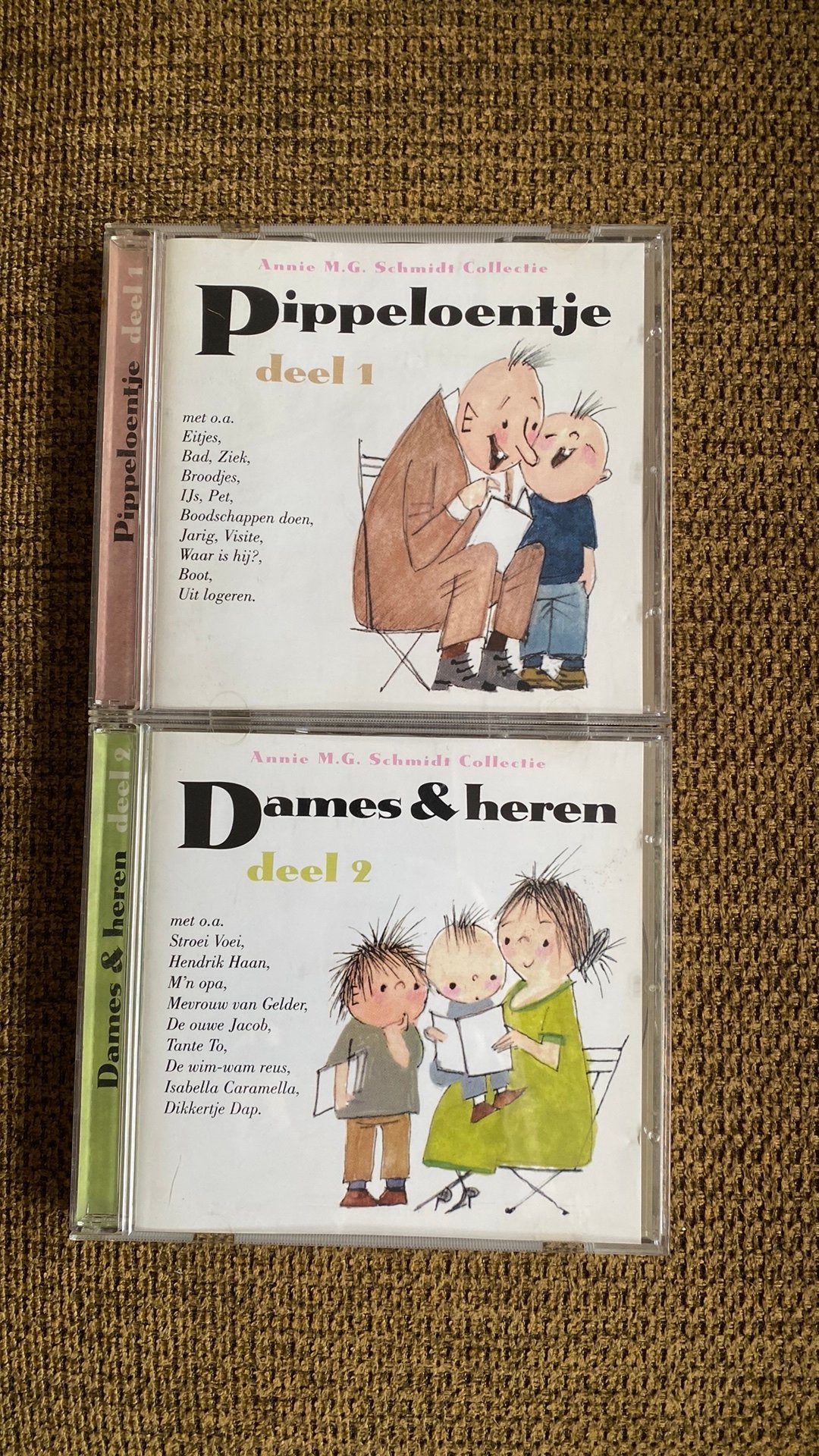 Pippeloentje deel 1 /Dames & heren 2 cd Annie M.G. Schmidt, Ophalen of Verzenden, Zo goed als nieuw, Verhaal of Sprookje, Inclusief doosje