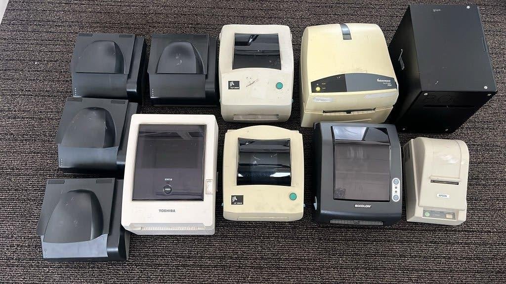 Partij 20 stuks kassa bon printers Zebra Epson Citizen, EPSON, Gebruikt, Printer, Ophalen of Verzenden