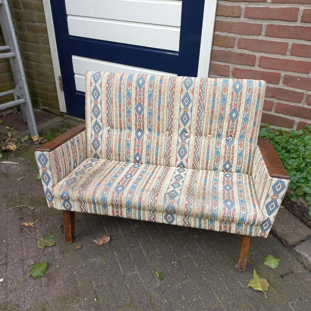 Brocant poppenbankje, Ophalen, Gebruikt, Pop