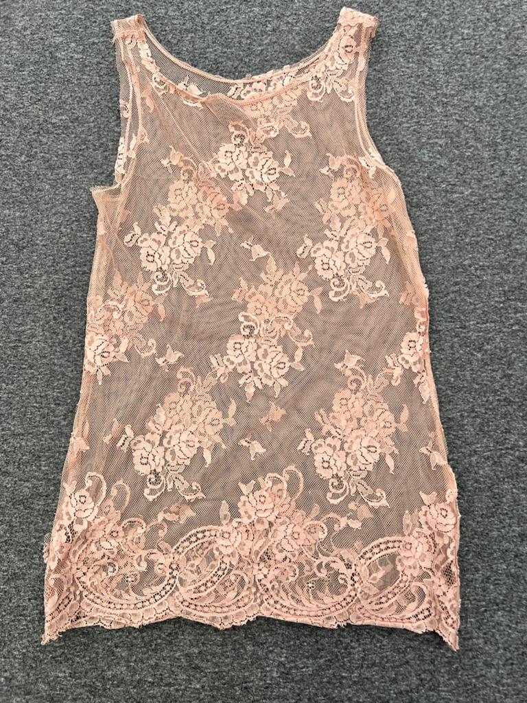 Elegante chiffon top – maat S – kant – perfecte staat, Ophalen of Verzenden, Zo goed als nieuw, Maat 36 (S)