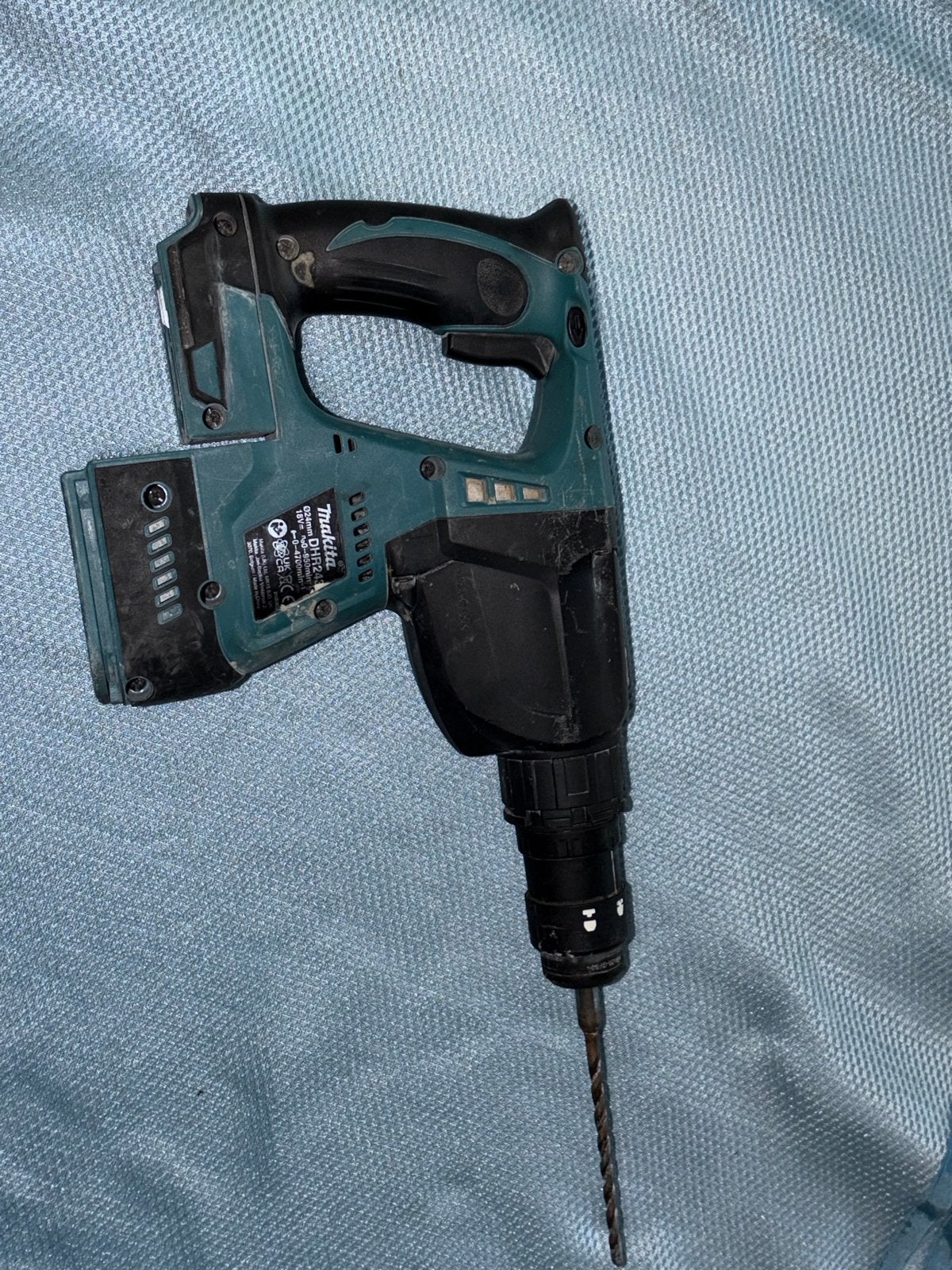 Makita DHR243 Boorhamer en DTD172 Slagmoersleutel Set, Ophalen, Boor- en/of Breekhamer, Klopboormechanisme, Gebruikt