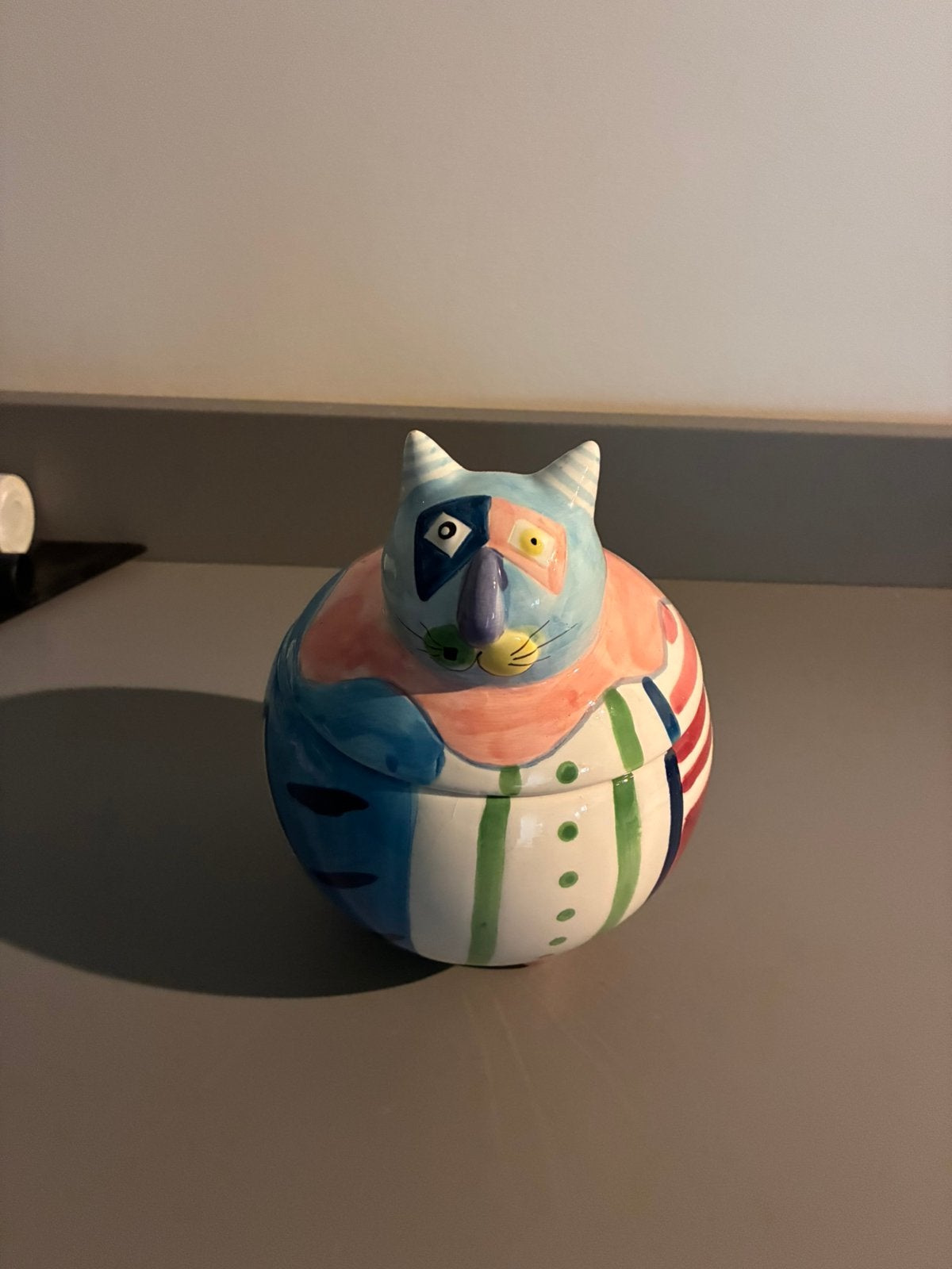 Opbergbakje poes, Ophalen