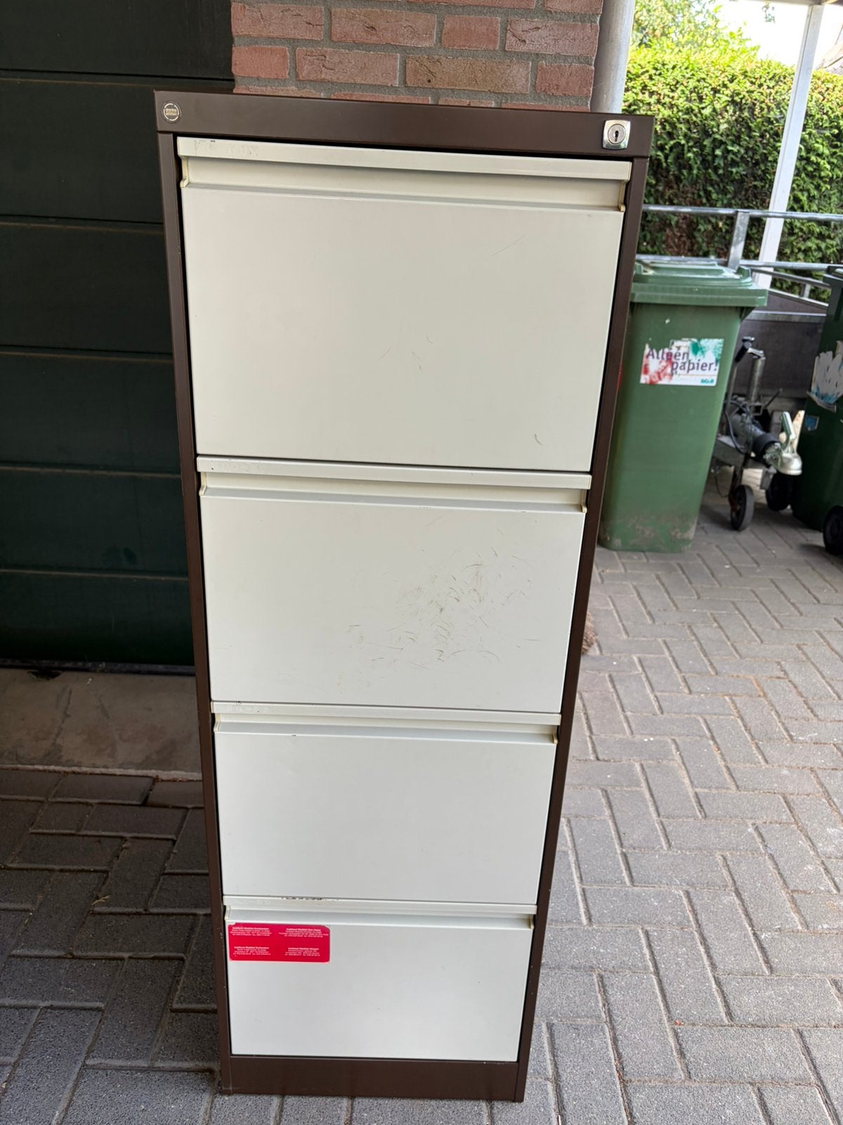 Archiefkast met 4 Lades - Gebruikt incl mappen, Ophalen, Gebruikt