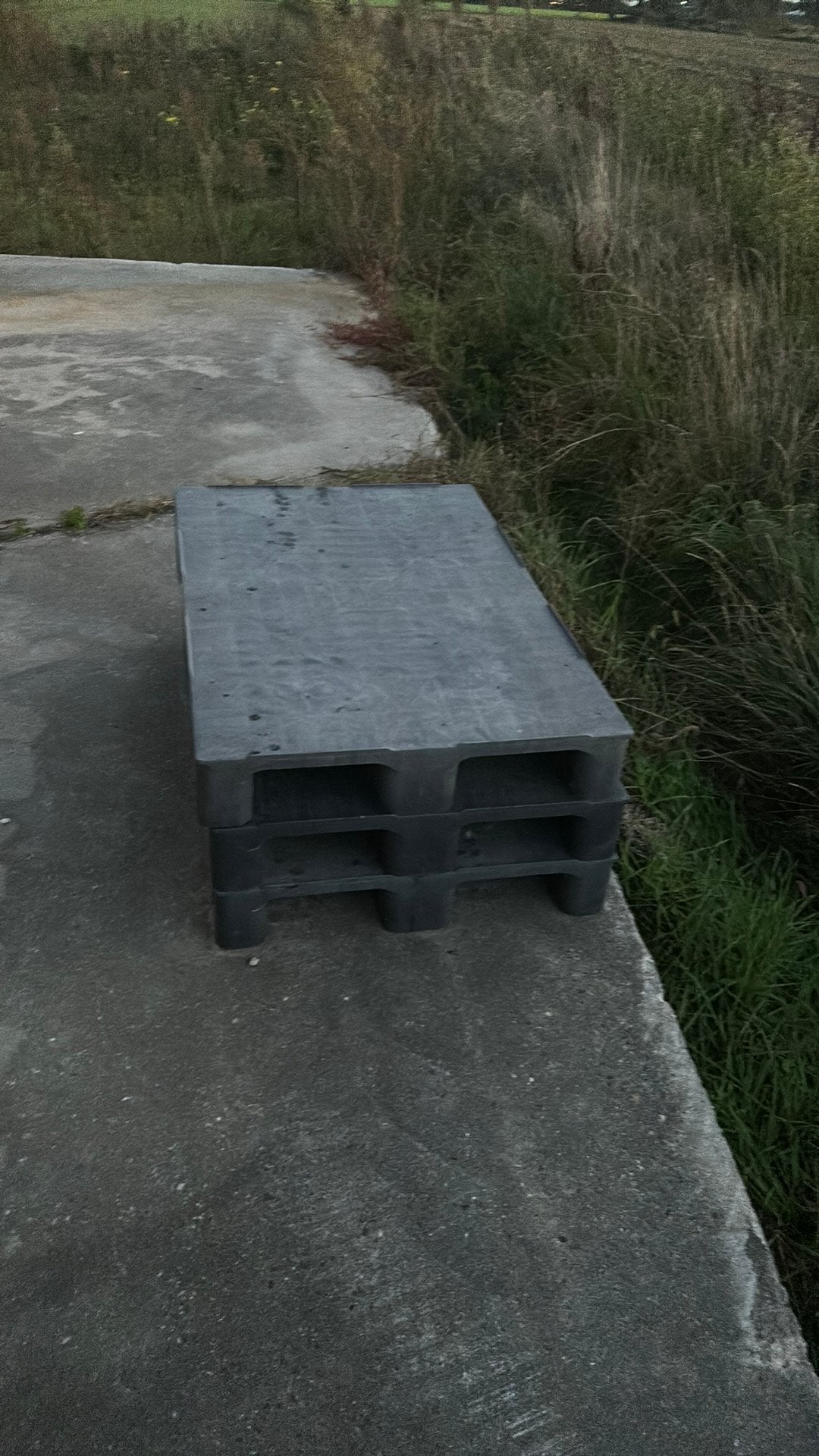3x kunststof pallets, Ophalen, Zo goed als nieuw, Composiet