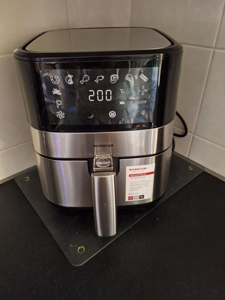 Inventum Airfryer zgan, Ophalen of Verzenden, Zo goed als nieuw, Airfryer