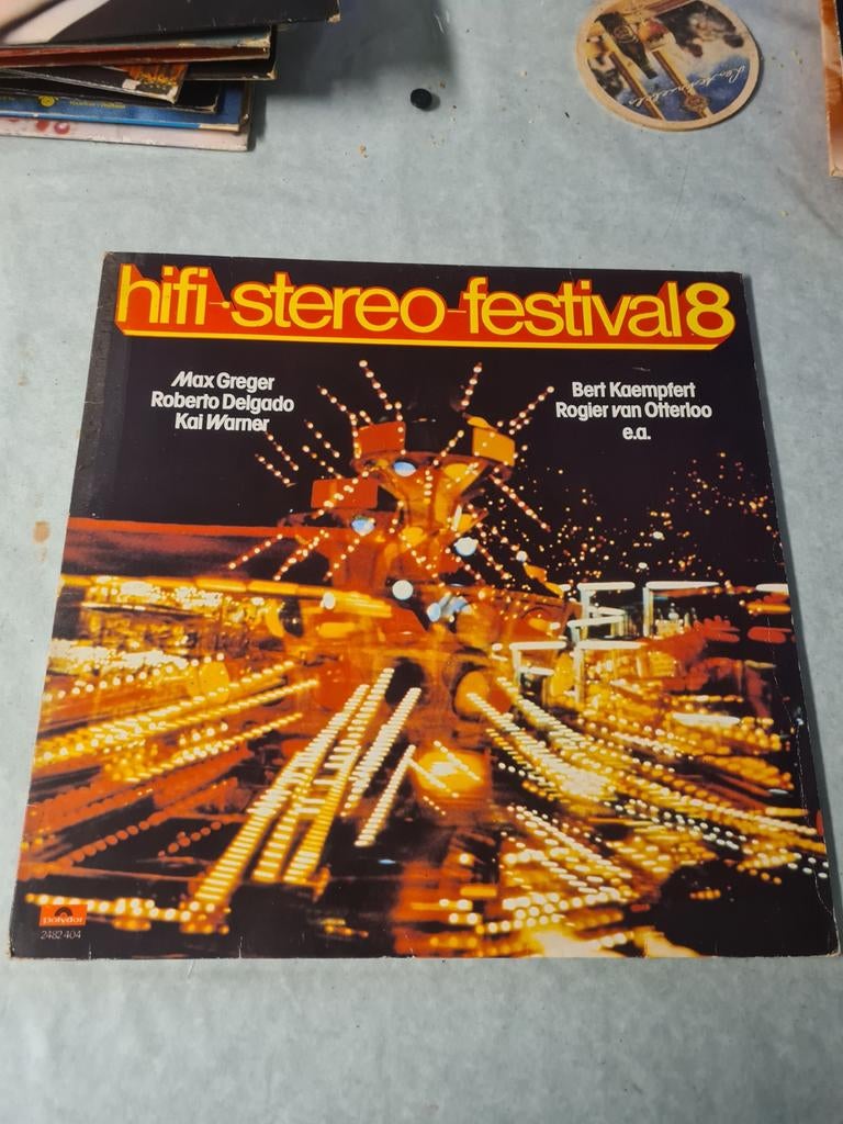 Hifi-Stereo-Festival 8 LP - Max Greger, Bert Kaempfert, Ophalen, Gebruikt, 12 inch