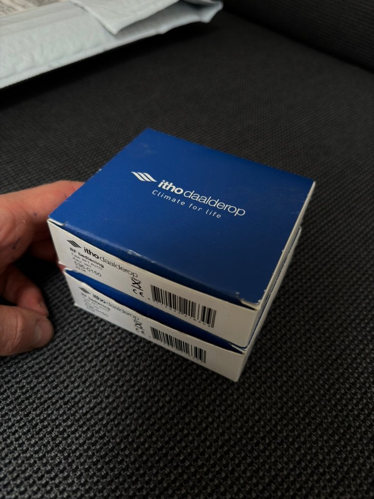 Itho Daalderop RFT AUTO bediening 536-0150 – nieuw, 2 stuks, Ophalen of Verzenden, Nieuw, Afzuiger