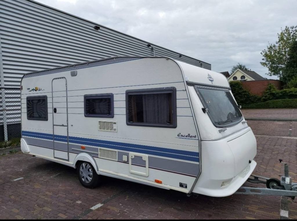 Caravan hobby excellent 470 uf, Vast bed, Rondzit, Hobby, Particulier