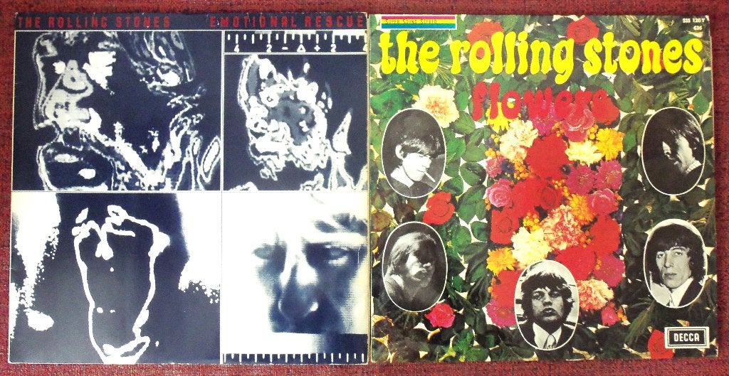 2 LP's van The Rolling Stones, LP, Beschermende buitenhoes, Ophalen of Verzenden, Zo goed als nieuw