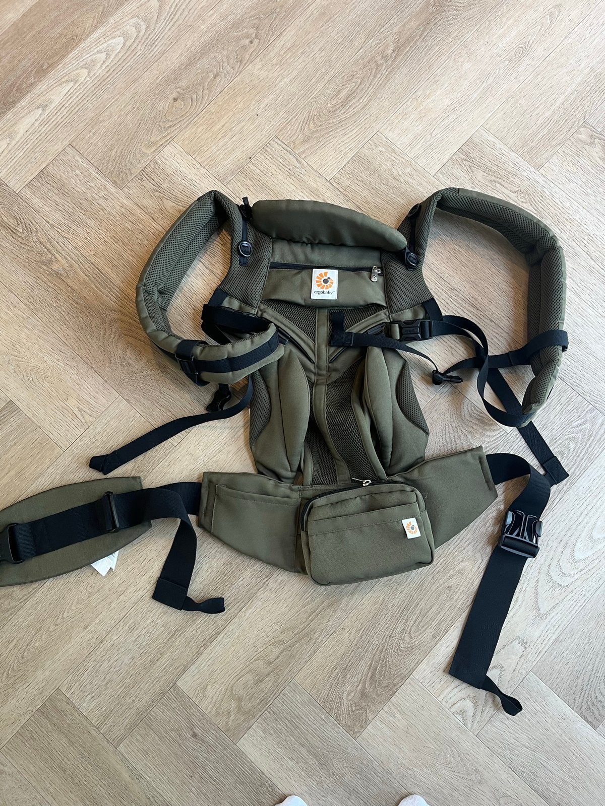Ergobaby Draagzak 360 Fresh Air Mesh - Comfort & Ventilatie, Gebruikt, Buik of Rug, Draagzak, Ophalen