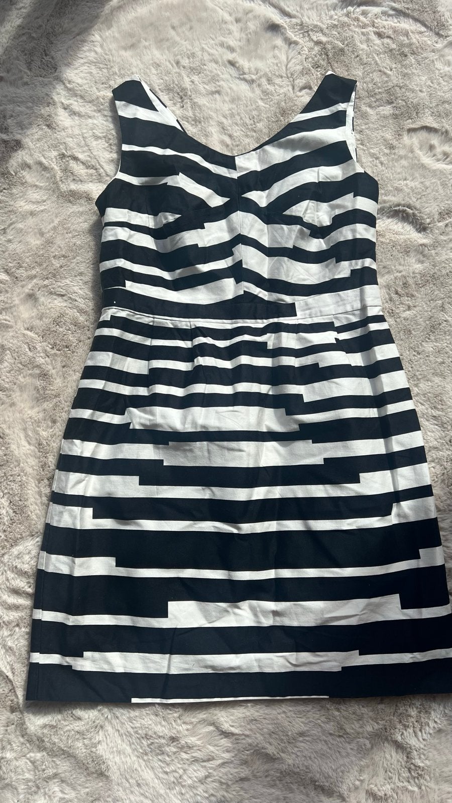 Zwart-wit gestreepte jurk   Styles by Steps. Maat M, Maat 38/40 (M), Zwart, Ophalen of Verzenden, Zo goed als nieuw