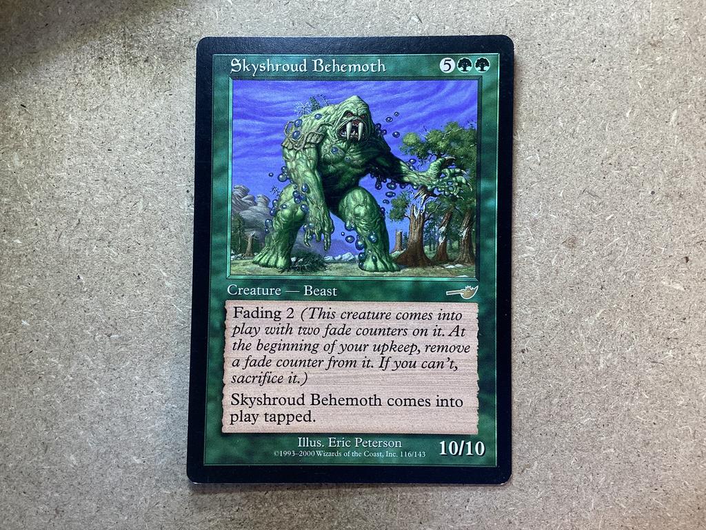 1x Skyshroud Behemoth [116/143] (Excellent), Ophalen of Verzenden, Zo goed als nieuw, Losse kaart