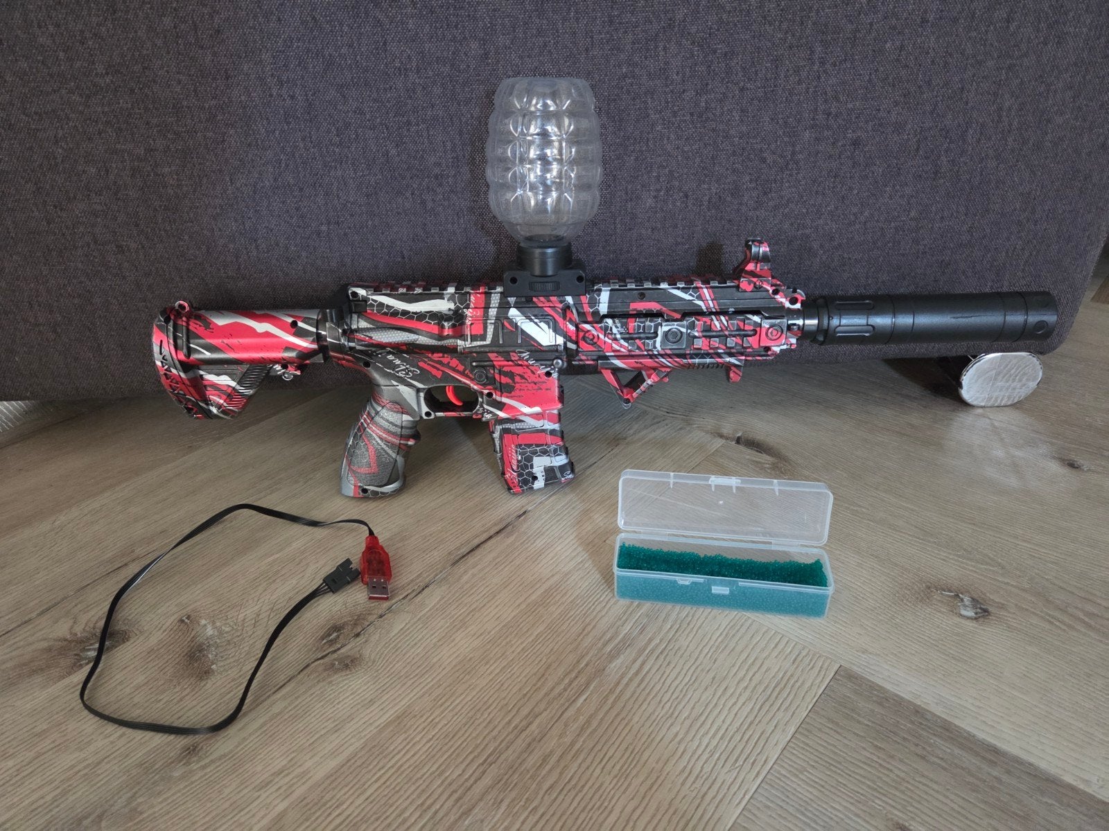 Orbi Blaster met oplaadkabel en groene Orbeez, Ophalen of Verzenden, Gebruikt, Jongen of Meisje