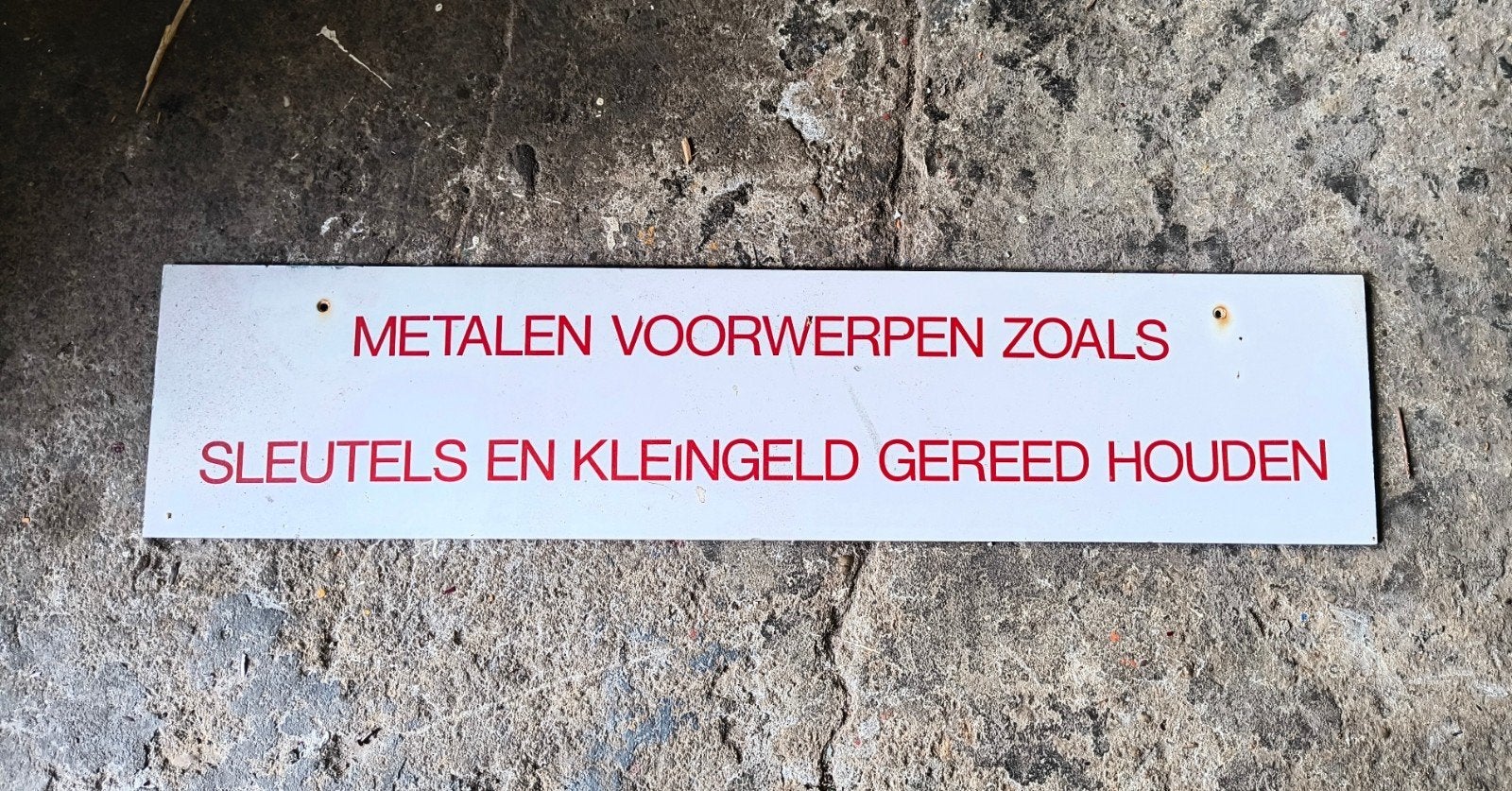 Uniek bord discotheek Bermuda Ter Apel - Mancave item, Ophalen of Verzenden, Gebruikt
