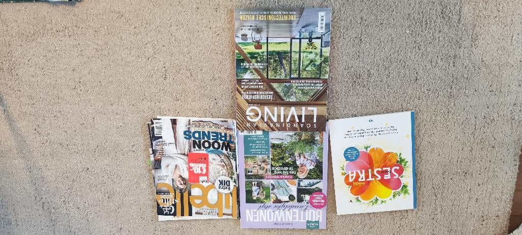 Tijdschriften voor vision board of moodboard Happinez Flow, Ophalen of Verzenden, Gelezen, Damesbladen