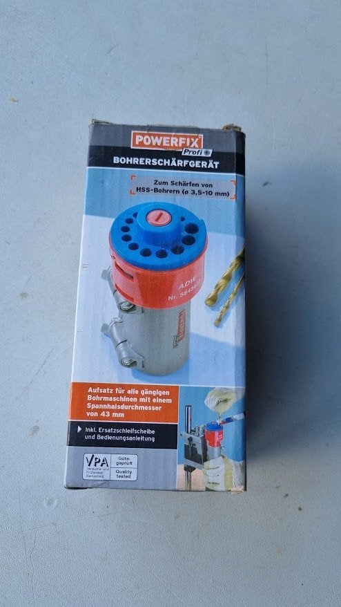 Powerfix Profi Boorslijper voor HSS-boren (3,5-10 mm), Ophalen of Verzenden, Nieuw, Minder dan 700 watt, Overige typen