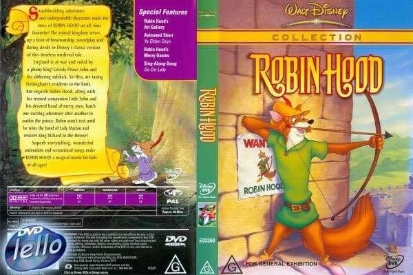Disney's Robin Hood (1973 Brian Bedford, Peter Ustinov) AU, Tekenfilm, Ophalen of Verzenden, Nieuw in verpakking, Alle leeftijden