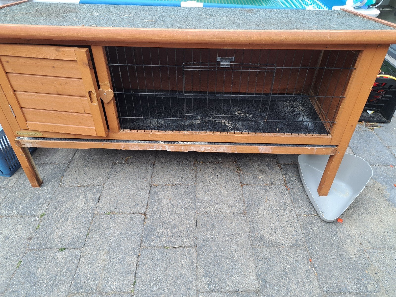 gebruikt konijnenhok, Ophalen, 90 cm of meer, Hok, 110 cm of meer