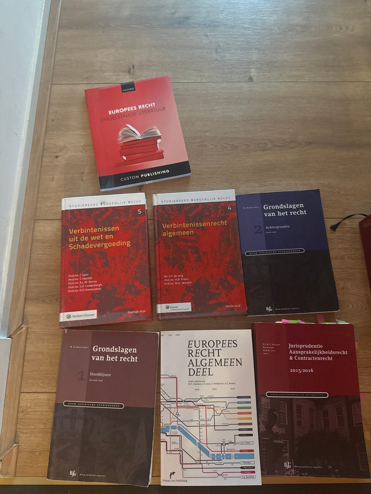 Rechtenstudieboeken - Europees Recht, Verbintenissenrecht, Ophalen of Verzenden, Gamma, Gelezen, WO