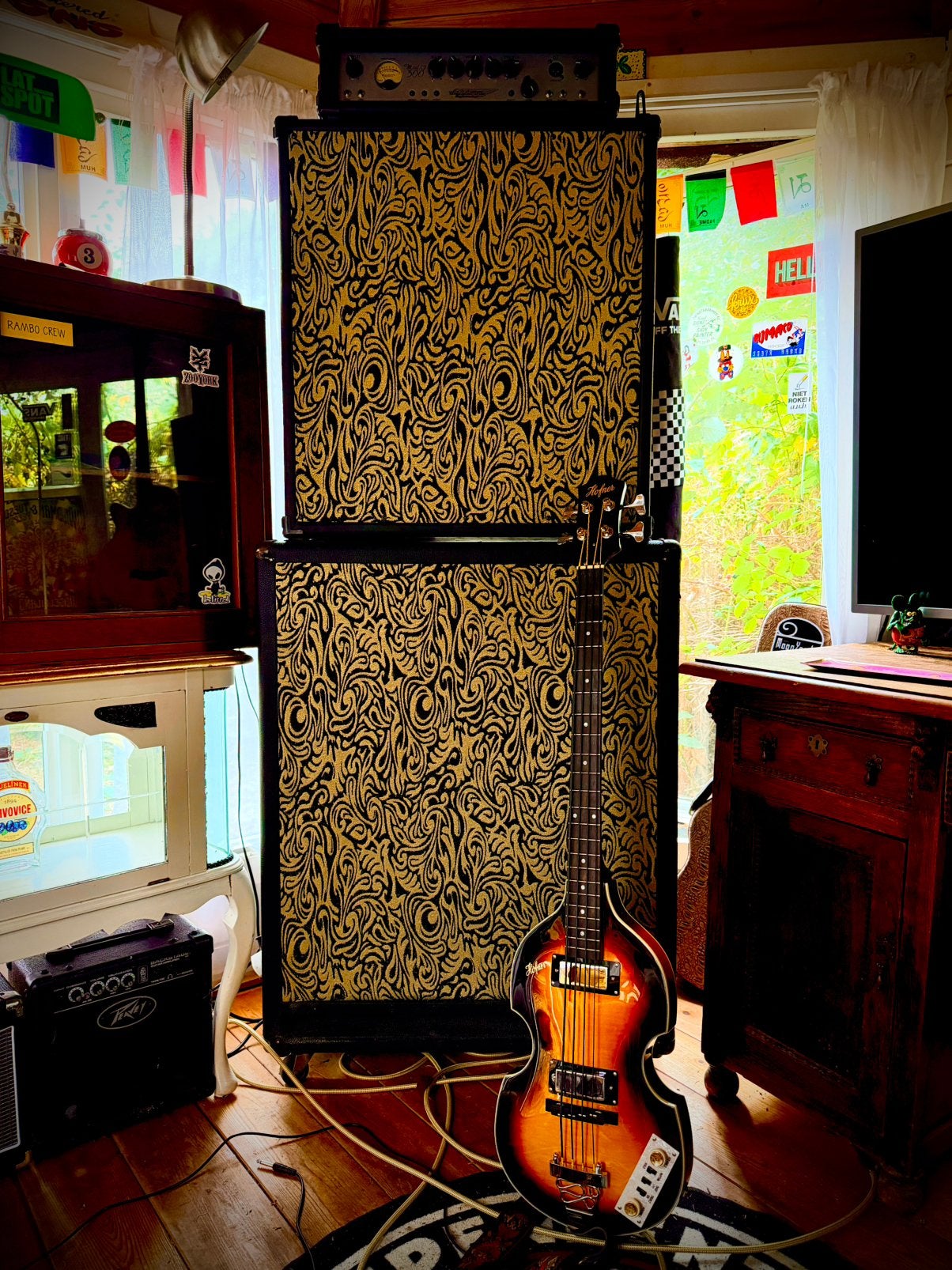 Custom vintage Ashdown bascombo met Fender Spectrum cabinet, Muziek en Instrumenten, Versterkers | Bas en Gitaar, Ophalen, Gebruikt