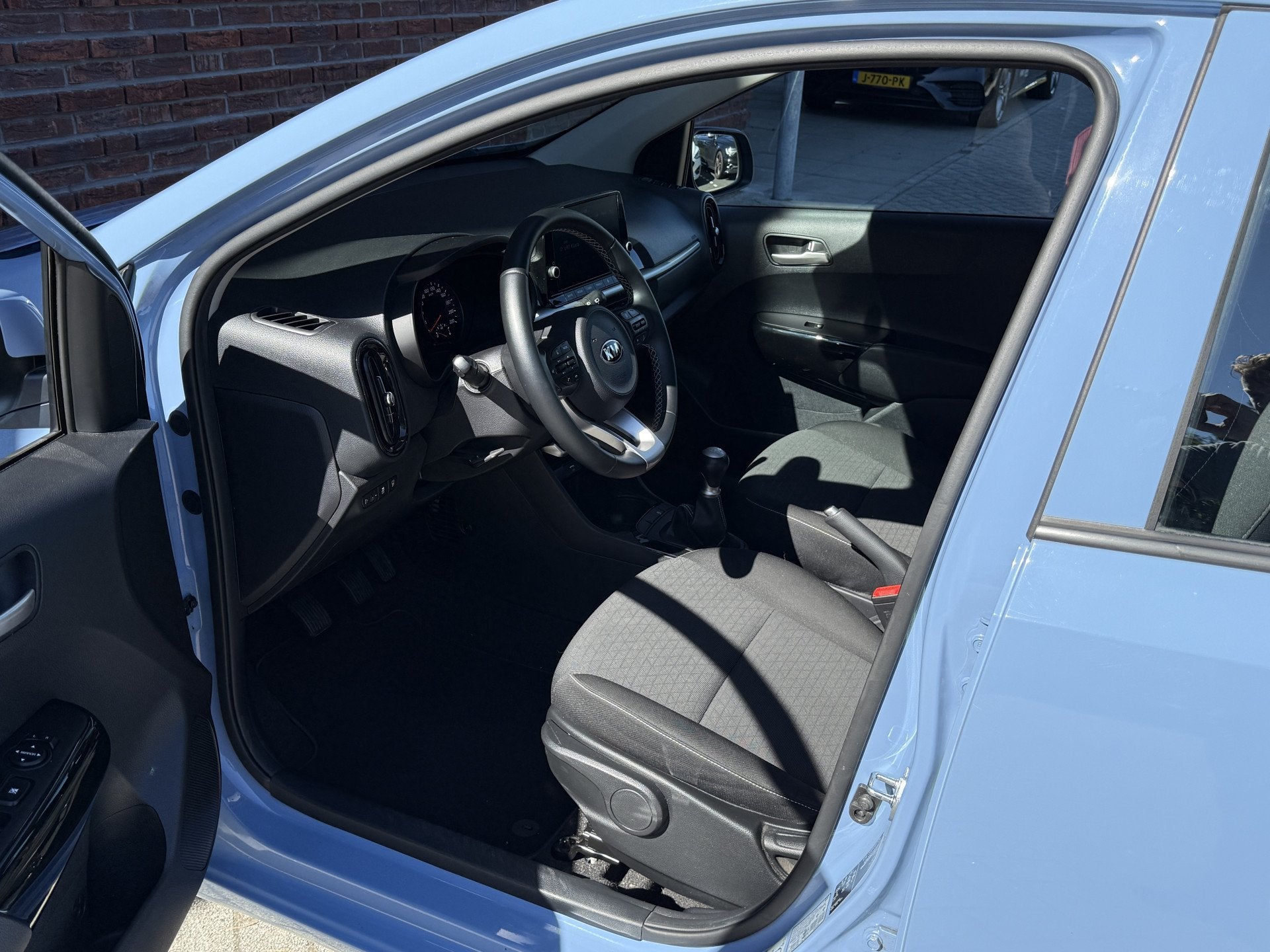 Kia Picanto 1.0 DPi DynamicLine (bj 2021), Auto's, Voorwielaandrijving, Stof, Gebruikt, Origineel Nederlands