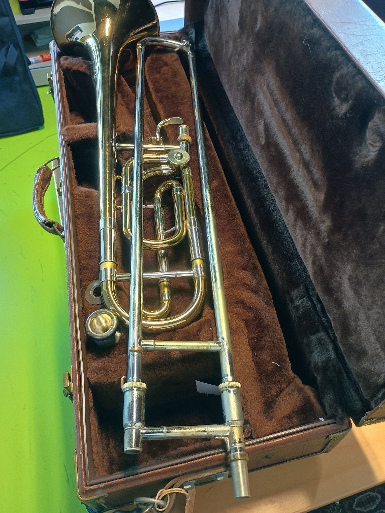 Bach Stradivarius Model 42G tenor trombone, Elkhart, Indiana, U.S.A., Gebruikt, Ophalen of Verzenden, Tenor