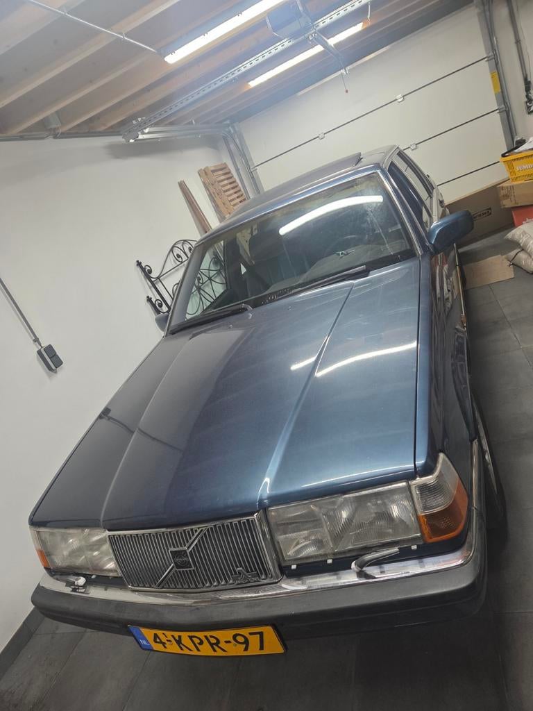 Volvo 760 2.8 GLE AUT U9 1987 Blauw, Auto's, Automaat, Overige modellen, 1436 kg, Blauw