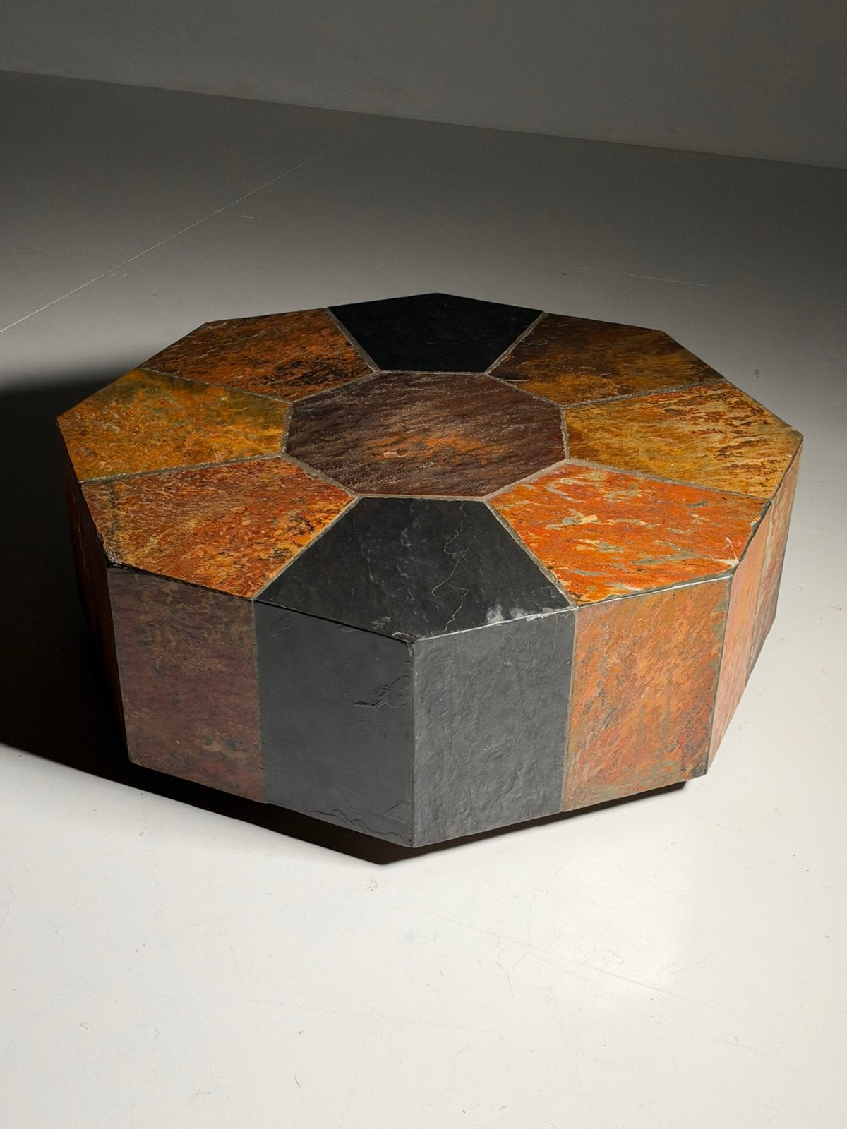 Leisteen salontafel 70s vintage, Ophalen of Verzenden