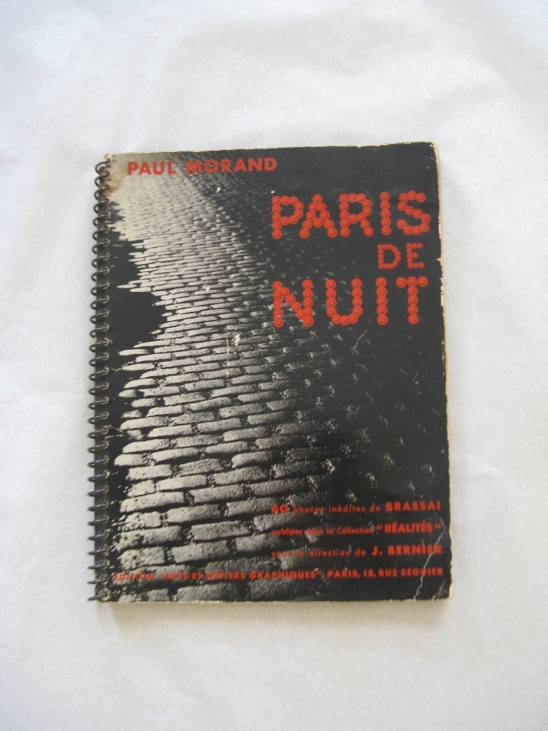 brassai / morand Paris de Nuit fotoboek 1e druk 1933, Ophalen of Verzenden, Fotografen