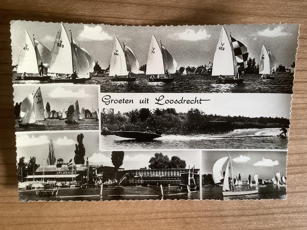 ansichtkaart Loosdrecht, Ophalen of Verzenden, Ongelopen, Noord-Holland