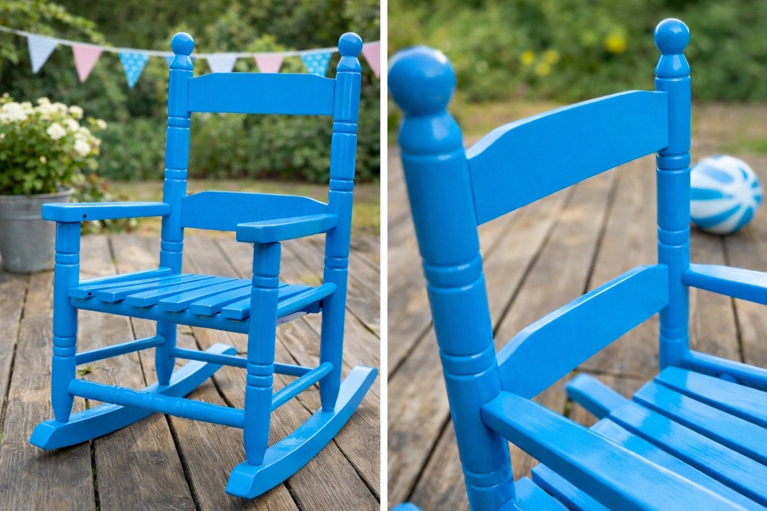 Schommelstoel JIP blauw kinderen stoel, Ophalen of Verzenden, Nieuw, Overige typen