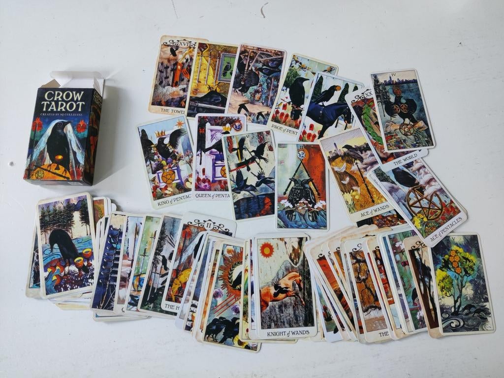 Crow Tarot deck, Ophalen of Verzenden, Zo goed als nieuw, Tarot of Kaarten leggen, Overige typen