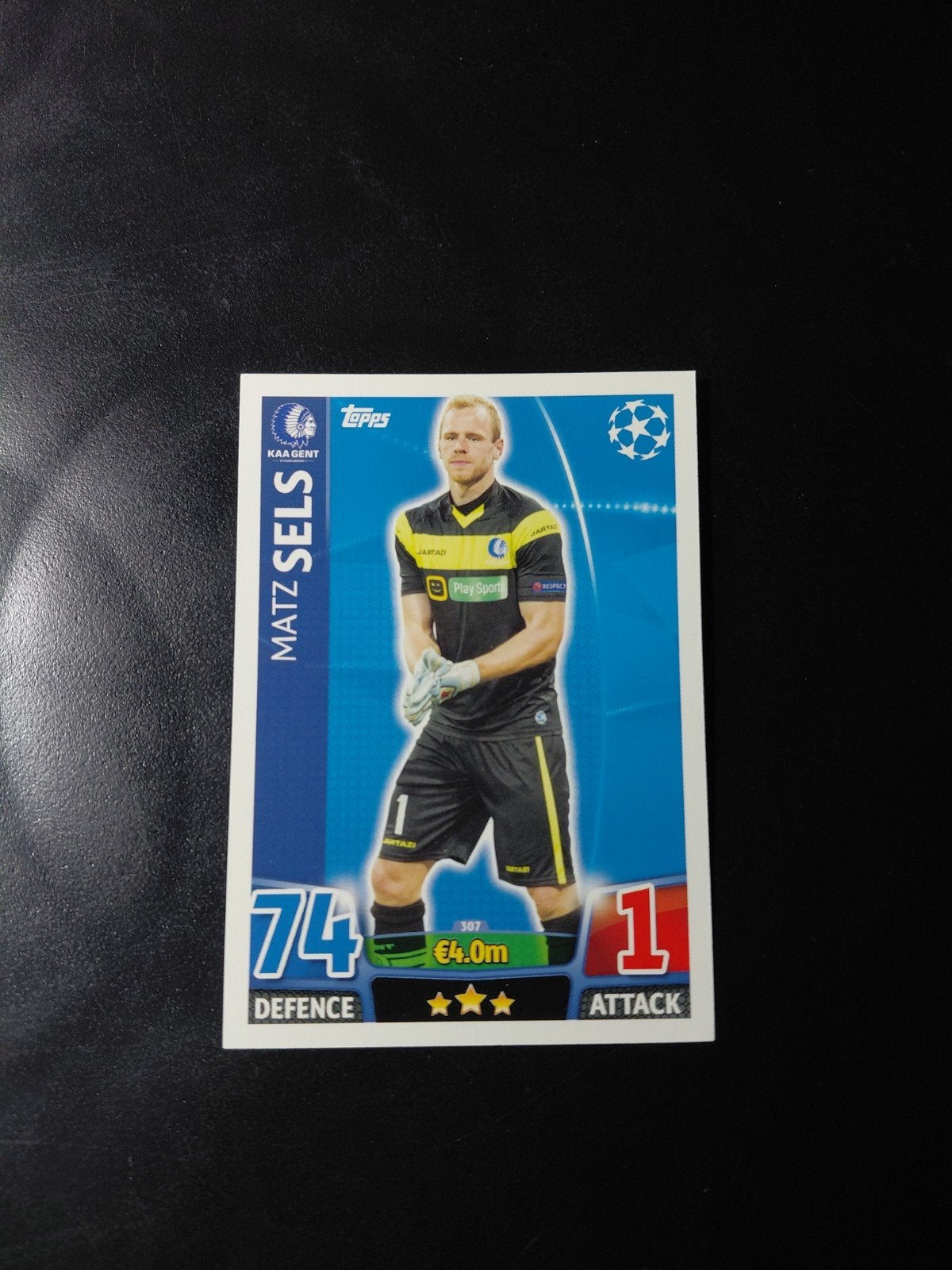 Matz sels ROOKIE (kaa gent/notthingham forrest) topps 2015, Ophalen of Verzenden, Nieuw, Buitenlandse clubs, Spelerskaart