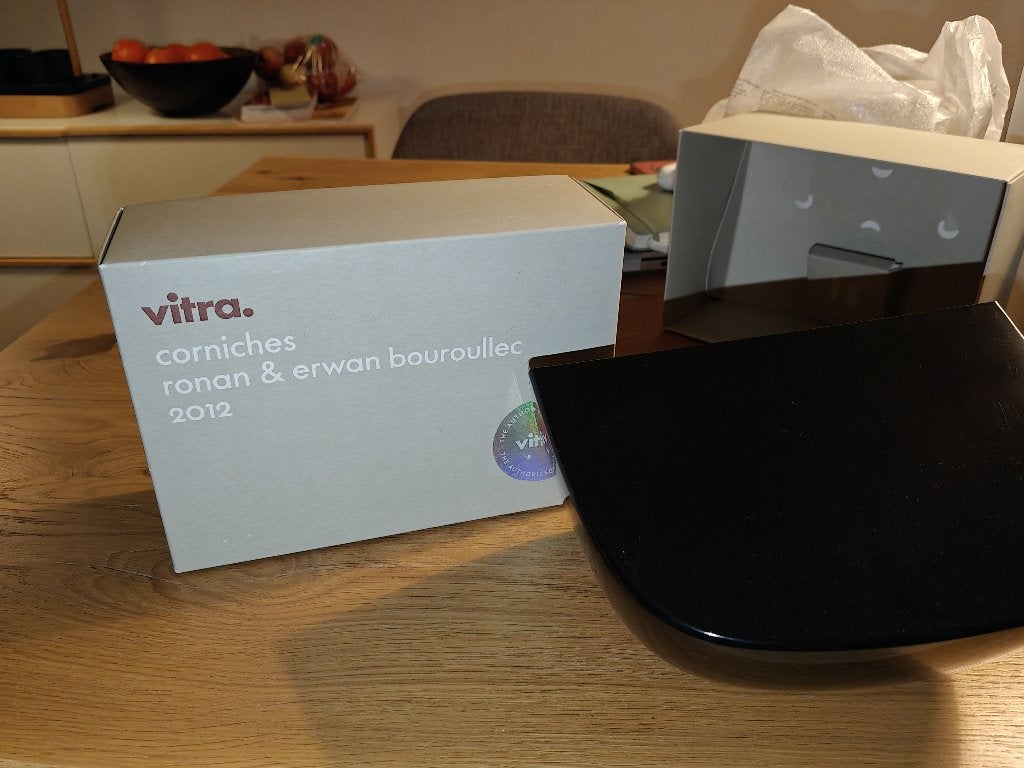 2x zwarte Corniches van Vitra, Ophalen of Verzenden, Nieuw