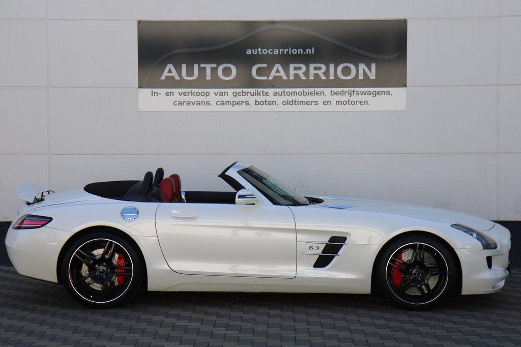 Mercedes-Benz SLS Roadster 6.3 AMG Ride Control DCT Topstaat, Auto's, Automaat, Achterwielaandrijving, Gebruikt, Automatische klimaatregeling