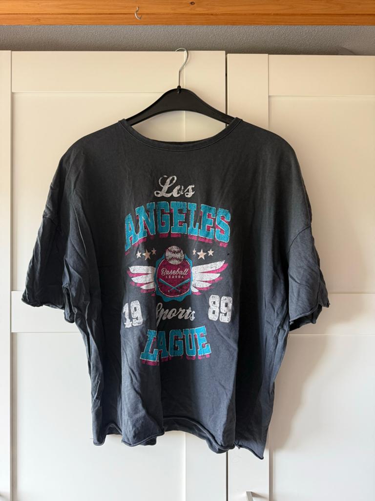 ONLY Los Angeles T-shirt Maat M, Maat 38/40 (M), Zwart, Ophalen of Verzenden, Korte mouw