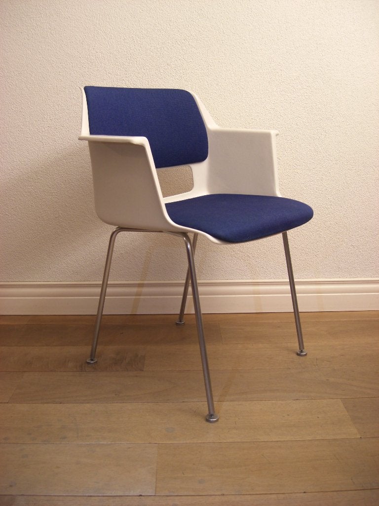 Gispen stoel - model 2225 mat chroom frame, Huis en Inrichting, Ophalen, Gebruikt, Gispen, Vijf, Zes of meer stoelen