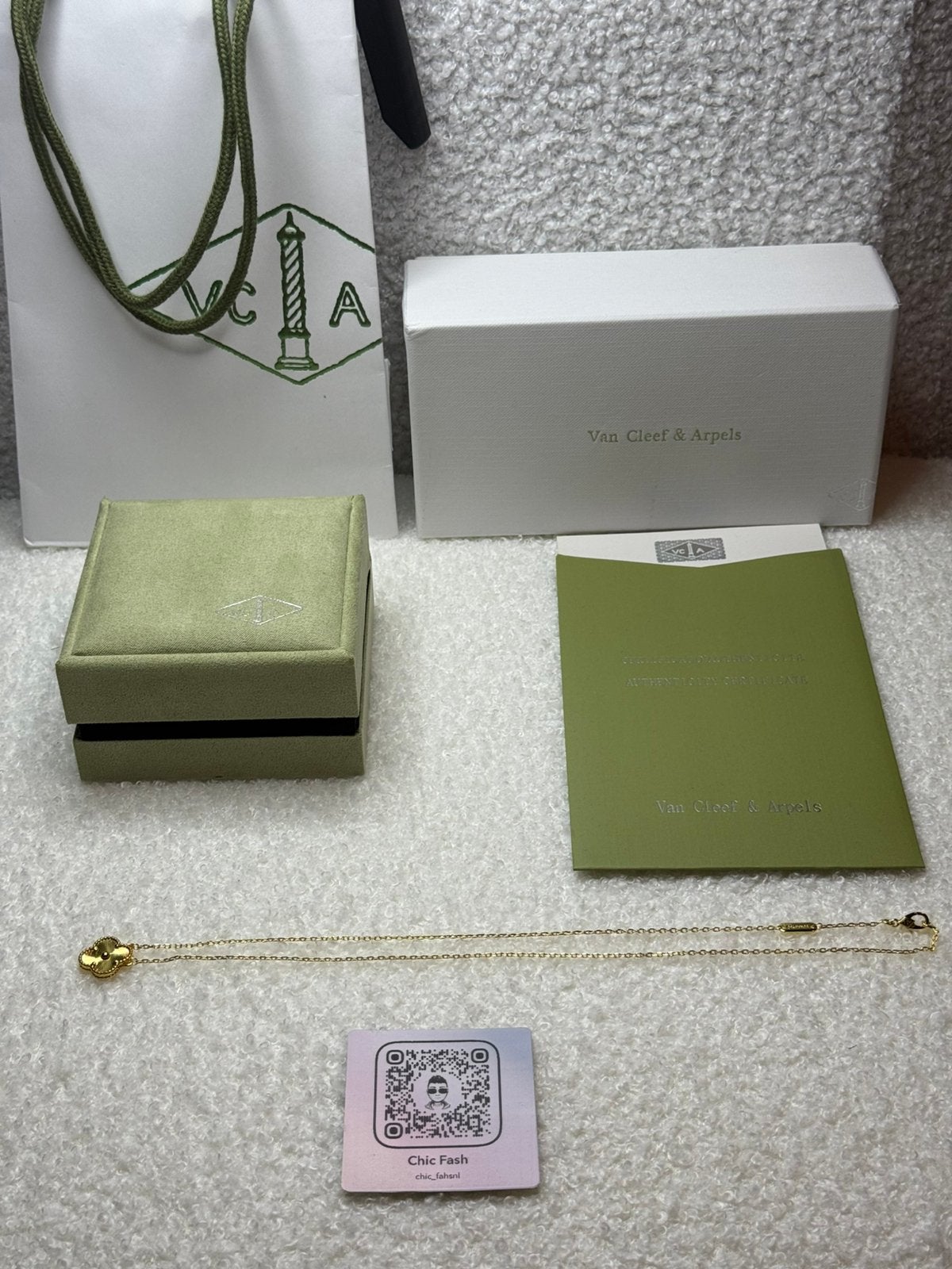 Van Cleef & Arpels - Ketting, Ophalen of Verzenden, Zo goed als nieuw, Zilver